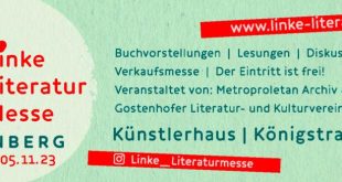 Flyer Linke Literaturmesse