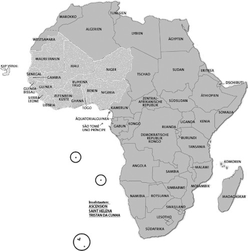 Afrika Map
