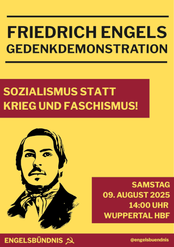 2025 Engels Plakat