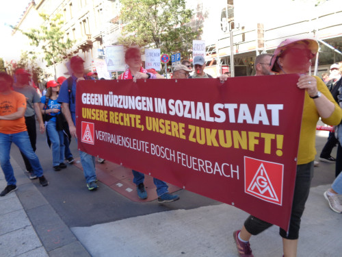 Stuttgart 26.September 2026 Demonstration gegen Sozialabbau
